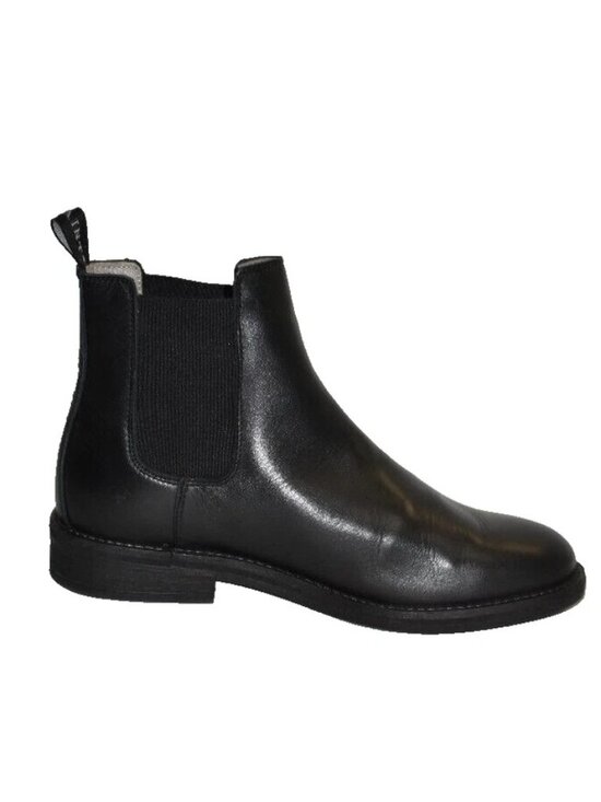 New! AllSaints Black Men\'s Harley Pull On Chelsea Boot 10 US DD480A main image 6